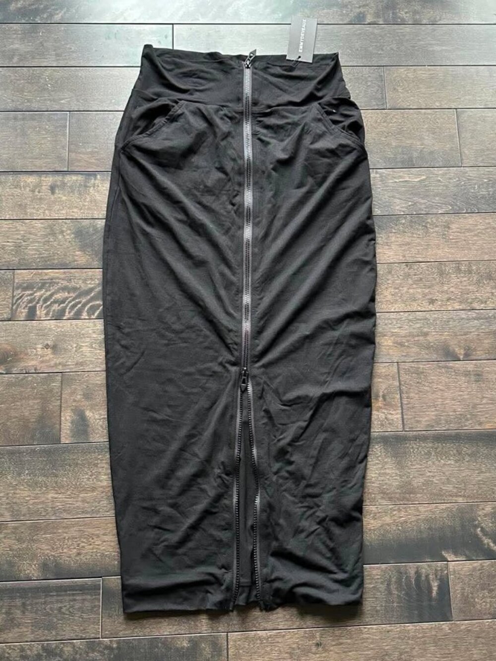 Emmy Deveaux Zippered Double Layered Maxi Skirt